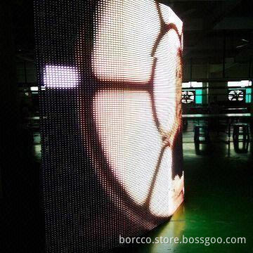 Stage Background LED Curtain Display Screen for Rear Hanging and Fix Installation